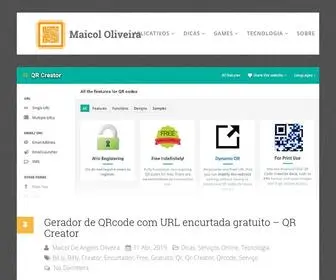 Maicololiveira.com.br(Tecnologia, aplicativos, tutoriais, gadgets, games e dicas) Screenshot