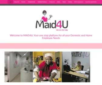 Maid4U.co.za(Domestic Workers) Screenshot