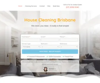 Maideasy.com.au(House Cleaning Brisbane) Screenshot