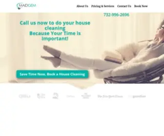 Maidgem.com(Best Home Cleaning Maid Service New Jersey) Screenshot