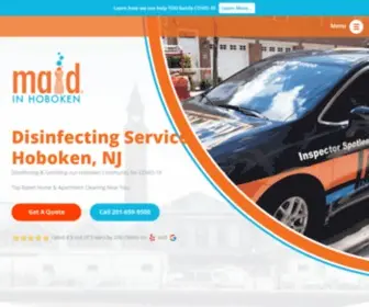 Maidinhoboken.com(Residential House Cleaning Services Hoboken) Screenshot