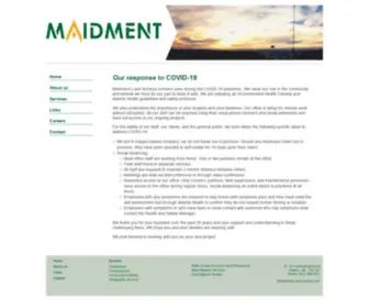 Maidment.ca(Calgary Surveyors) Screenshot