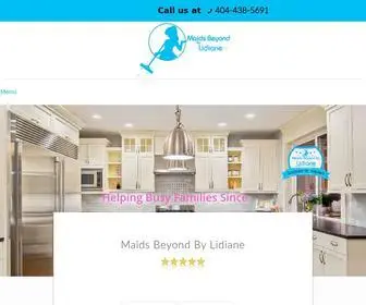 Maidsbeyondbylidiane.com(Professional Home Maid Services Georgia) Screenshot