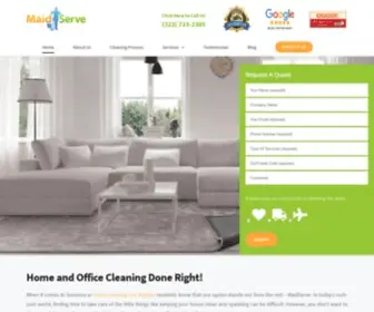 Maidserve.com(Office Cleaning Company) Screenshot