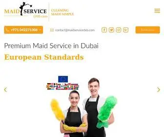 MaidservicedXb.com(Best Cleaning and Maid Service in Dubai) Screenshot