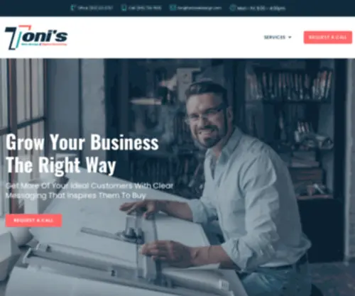 Maidservicesmarketing.com(Toni's Web Design) Screenshot