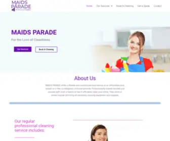 Maidsparade.com(Just another WordPress site) Screenshot