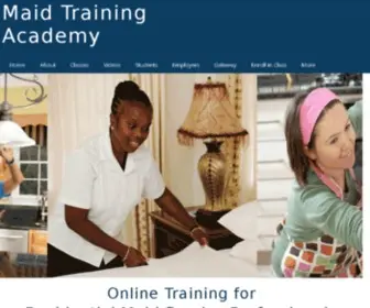 Maidtrainingacademy.com(Maid Training Academy) Screenshot