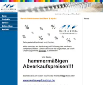 Maier-WYdra.de(Maier&Wydra GmbH) Screenshot