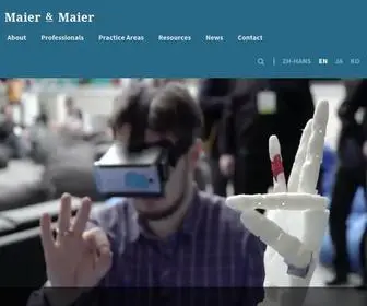 Maierandmaier.com(Maier & Maier PLLC) Screenshot