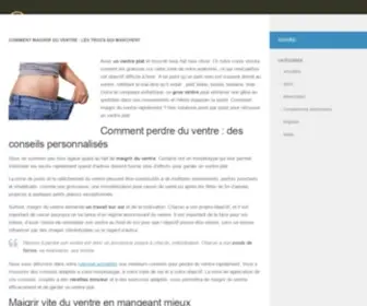 Maigrir-DU-Ventre.fr(Les bonnes pratiques) Screenshot