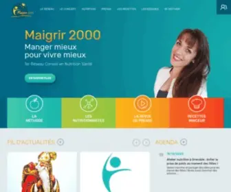 Maigrir2000.com(Maigrir avec Maigrir 2000) Screenshot