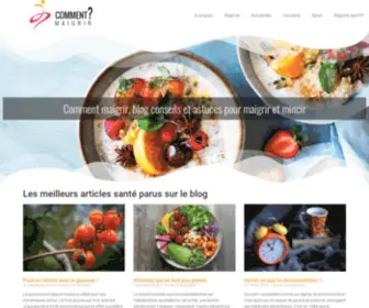 Maigrircomment.fr(Le site minceur) Screenshot