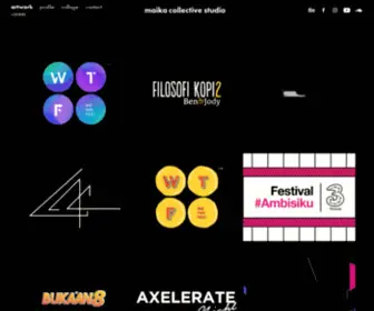Maikacollective.com(Adobe Portfolio) Screenshot