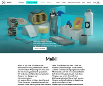 Maikii.de(Personalisierte USB Sticks und Power Banks) Screenshot