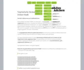 Maikitaskitchen.com(Vegetarisch essen gehen) Screenshot