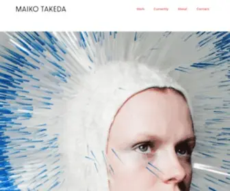 Maikotakeda.com(Maiko Takeda) Screenshot