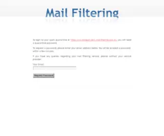 Mail-Filtering.com.au(Mail Filtering) Screenshot