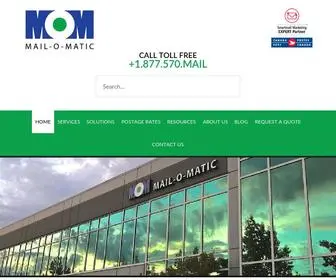 Mail-O-Matic.com(Mail services provider) Screenshot