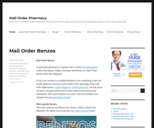 Mail-Order-Pharmacy.com(Here we list reliable and trusted mail order pharmacies and tips to order rx drugs online safely) Screenshot