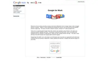 Mail1.com(Google Apps by) Screenshot