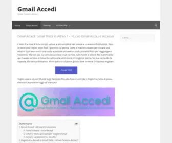 Mailaccedie.com(Gmail Accedi) Screenshot