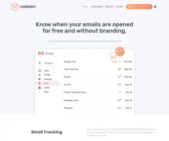 Mailalert.io(Free Email Tracking) Screenshot