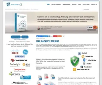 Mailbackupx.com(Mail Backup X) Screenshot