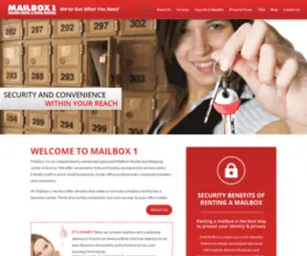 Mailbox-1.com(Mailbox 1) Screenshot