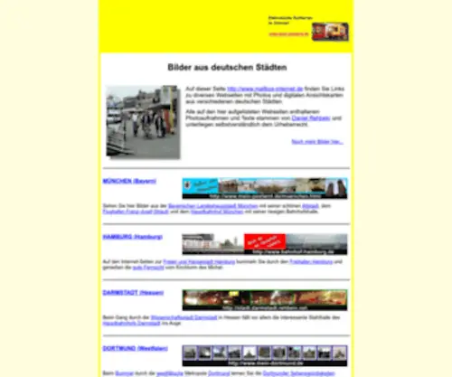 Mailbox-Internet.de(Bilder aus deutschen Städten) Screenshot