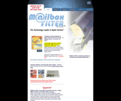 Mailboxfilter.com(Mailbox Filter) Screenshot