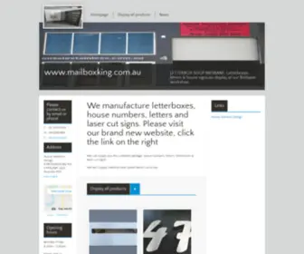 MailboxKing.com.au(LETTERBOX SHOP BRISBANE) Screenshot