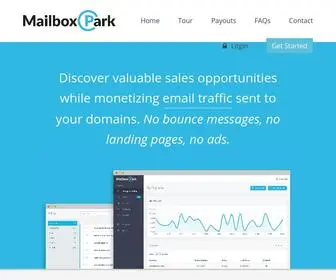 Mailboxpark.com(Domain Owner Portal) Screenshot