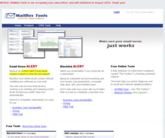 Mailboxtools.com(Free Online Tools for Email Admins) Screenshot