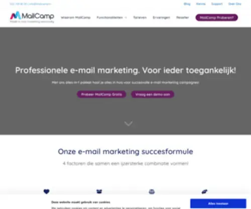 Mailcamp.nl(Dé beste e) Screenshot