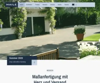 Maile.com(Maßkonfektion) Screenshot