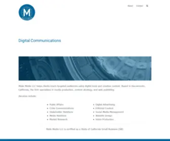 Mailemedia.net(Digital Communications) Screenshot