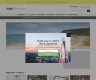 Mailexperiences.co.uk(Mail Experiences) Screenshot