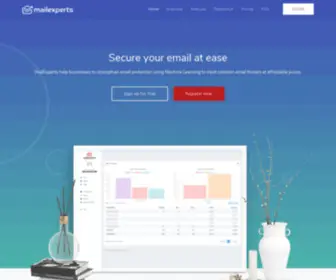 Mailexperts.io(Blocked Sites Phishing Malware Ransomware Spam) Screenshot