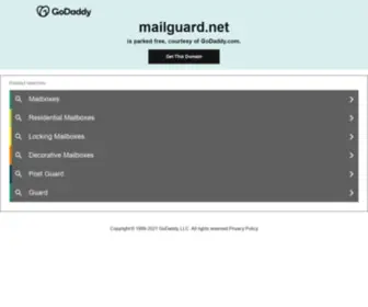 Mailguard.net(Mailbox And Mail Security Are Provided By Mailguard Lockable Boxes) Screenshot