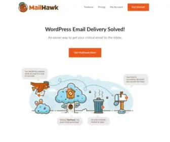 Mailhawk.io(WordPress Email Delivery Solved) Screenshot