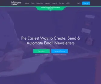 Mailigen.com(Email Marketing Software) Screenshot