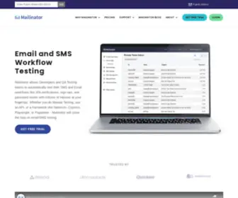 Mailinator.com(Email lifecycle testing) Screenshot
