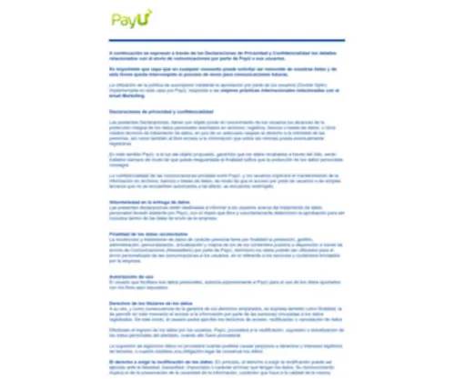 Mailing-Payu.com(Termycond) Screenshot