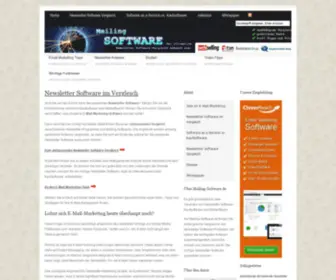 Mailing-Software.de(Newsletter Software Vergleich) Screenshot