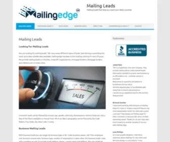 Mailingedge.com(Mailingedge, Inc) Screenshot