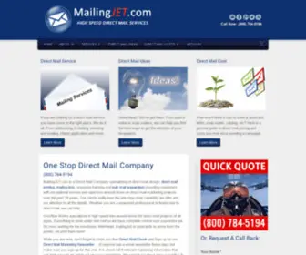 Mailingjet.com(Direct Mail) Screenshot