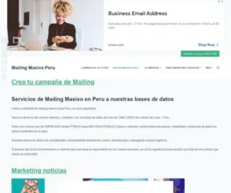 Mailingmasivoperu.com(Mailing masivo peru) Screenshot