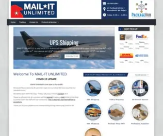 Mailitunlimited.com(Packing, Shipping, Mailing) Screenshot