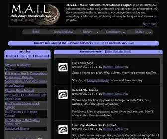 Mailleartisans.org(M.A.I.L) Screenshot